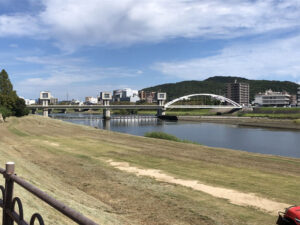 川沿いのウォーキング