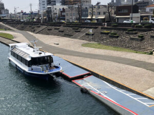 京橋クルーズの乗船場