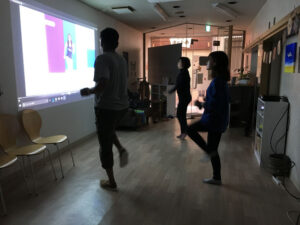 ダンス中